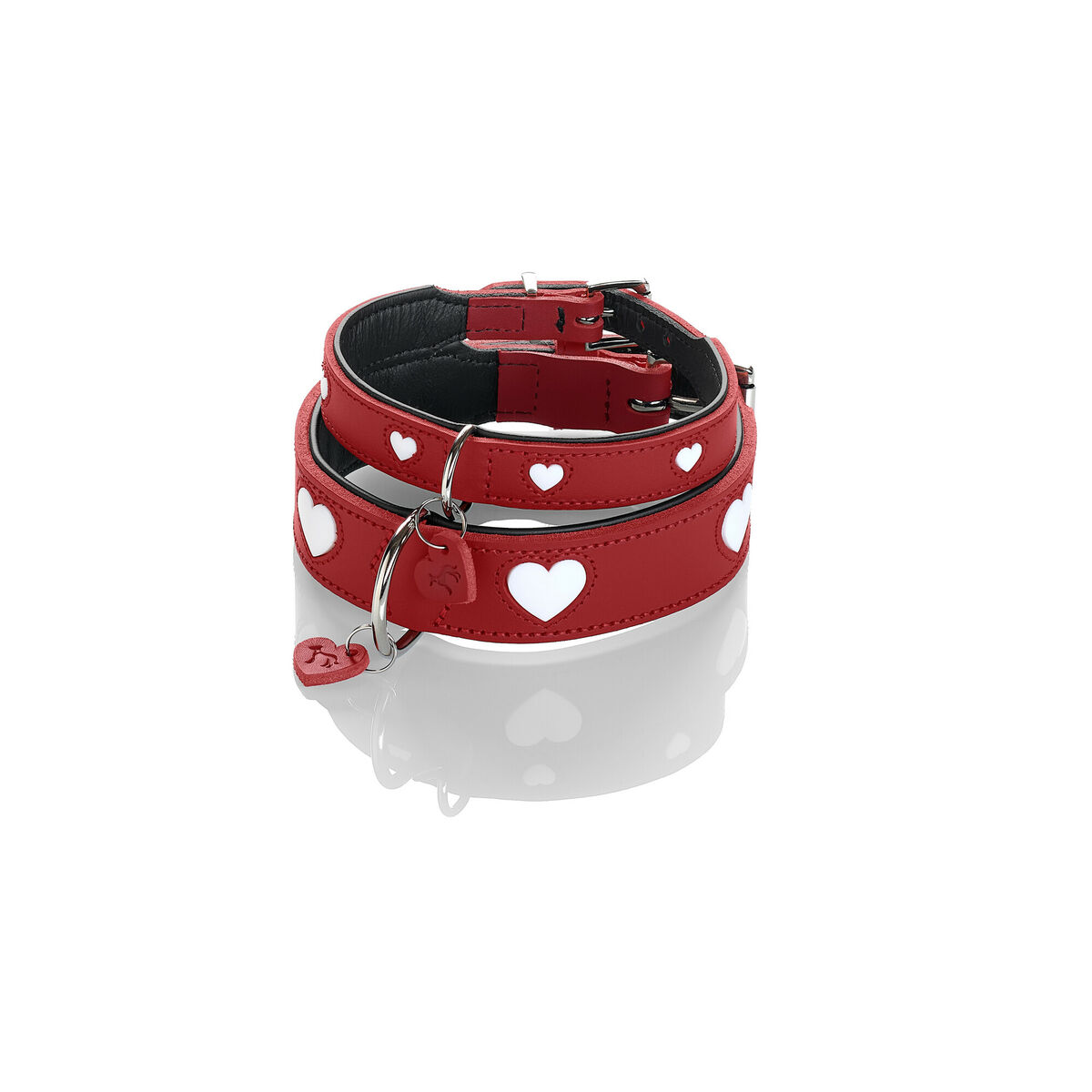 Koera kaelarihm Hunter Love Punane S/M 38-44 cm